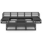 vidaXL Juego de muebles de jardín 11 piezas madera maciza de pino vidaXL Juego de muebles de jardín 11 piezas madera maciza de pino
