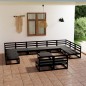 vidaXL Juego de muebles de jardín 13 piezas madera maciza de pino vidaXL Juego de muebles de jardín 13 piezas madera maciza de pino
