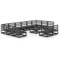 vidaXL Juego de muebles de jardín 13 piezas madera maciza de pino vidaXL Juego de muebles de jardín 13 piezas madera maciza de pino