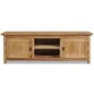 vidaXL Mueble de TV de madera de teca maciza 120x30x40 cm