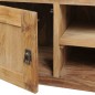 vidaXL Mueble de TV de madera de teca maciza 120x30x40 cm