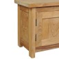 vidaXL Mueble de TV de madera de teca maciza 120x30x40 cm