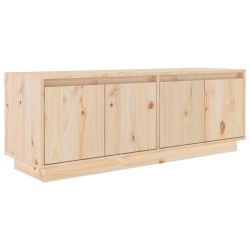 vidaXL Mueble de TV de madera maciza de pino 110x34x40 cm