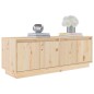 vidaXL Mueble de TV de madera maciza de pino 110x34x40 cm