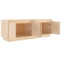 vidaXL Mueble de TV de madera maciza de pino 110x34x40 cm