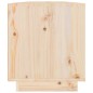 vidaXL Mueble de TV de madera maciza de pino 110x34x40 cm