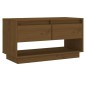vidaXL Mueble de TV madera maciza de pino marrón miel 74x34x40 cm vidaXL Mueble de TV madera maciza de pino marrón miel 74x34x40 cm