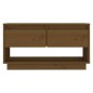 vidaXL Mueble de TV madera maciza de pino marrón miel 74x34x40 cm vidaXL Mueble de TV madera maciza de pino marrón miel 74x34x40 cm