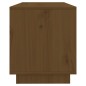 vidaXL Mueble de TV madera maciza de pino marrón miel 74x34x40 cm vidaXL Mueble de TV madera maciza de pino marrón miel 74x34x40 cm