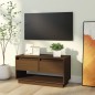 vidaXL Mueble de TV madera maciza de pino marrón miel 74x34x40 cm vidaXL Mueble de TV madera maciza de pino marrón miel 74x34x40 cm