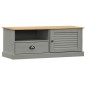 vidaXL Mueble para TV VIGO madera maciza de pino gris 106x40x40 cm vidaXL Mueble para TV VIGO madera maciza de pino gris 106x40x40 cm