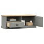 vidaXL Mueble para TV VIGO madera maciza de pino gris 106x40x40 cm vidaXL Mueble para TV VIGO madera maciza de pino gris 106x40x40 cm