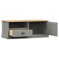 vidaXL Mueble para TV VIGO madera maciza de pino gris 106x40x40 cm vidaXL Mueble para TV VIGO madera maciza de pino gris 106x40x40 cm