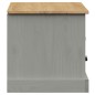 vidaXL Mueble para TV VIGO madera maciza de pino gris 106x40x40 cm vidaXL Mueble para TV VIGO madera maciza de pino gris 106x40x40 cm