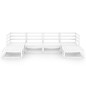 vidaXL Juego de muebles de jardín 6 piezas madera maciza de pino vidaXL Juego de muebles de jardín 6 piezas madera maciza de pino
