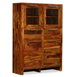 vidaXL Aparador de madera maciza de sheesham 100x35x140 cm 