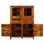 vidaXL Aparador de madera maciza de sheesham 100x35x140 cm vidaXL Aparador de madera maciza de sheesham 100x35x140 cm
