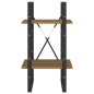 vidaXL Estantería de 2 niveles madera maciza de pino 40x30x70 cm vidaXL Estantería de 2 niveles madera maciza de pino 40x30x70 cm