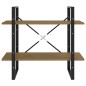 vidaXL Estantería de 2 niveles madera maciza de pino 80x30x70 cm vidaXL Estantería de 2 niveles madera maciza de pino 80x30x70 cm