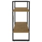 vidaXL Estantería de 2 niveles madera maciza de pino 80x30x70 cm vidaXL Estantería de 2 niveles madera maciza de pino 80x30x70 cm