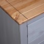 vidaXL Aparador de madera maciza pino estilo Panamá gris 80x40x83 cm vidaXL Aparador de madera maciza pino estilo Panamá gris 80x40x83 cm