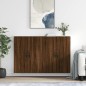 vidaXL Armarios de pared 2 uds madera de ingeniería marrón roble vidaXL Armarios de pared 2 uds madera de ingeniería marrón roble