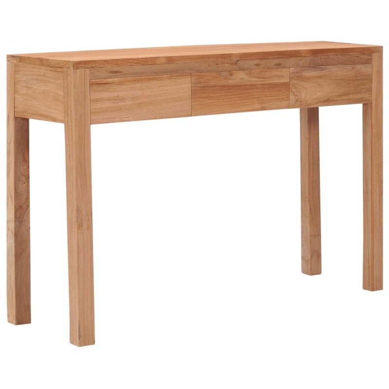 vidaXL Mesa consola de madera maciza de teca 110x35x75 cm vidaXL Mesa consola de madera maciza de teca 110x35x75 cm
