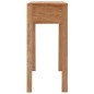 vidaXL Mesa consola de madera maciza de teca 110x35x75 cm vidaXL Mesa consola de madera maciza de teca 110x35x75 cm