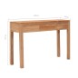 vidaXL Mesa consola de madera maciza de teca 110x35x75 cm vidaXL Mesa consola de madera maciza de teca 110x35x75 cm