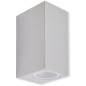 vidaXL Lámparas de pared de exterior con luz superior e inferior 2 uds.