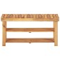 vidaXL Zapatero de madera maciza de acacia 90x32x46 cm vidaXL Zapatero de madera maciza de acacia 90x32x46 cm