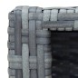 vidaXL Escalón de bañera de hidromasaje ratán PE gris 92x45x25 cm vidaXL Escalón de bañera de hidromasaje ratán PE gris 92x45x25 cm