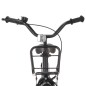 vidaXL Bicicleta niños y portaequipajes delantero 20" negro y naranja vidaXL Bicicleta niños y portaequipajes delantero 20" negro y naranja