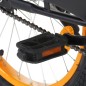 vidaXL Bicicleta niños y portaequipajes delantero 20" negro y naranja vidaXL Bicicleta niños y portaequipajes delantero 20" negro y naranja