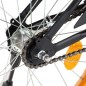 vidaXL Bicicleta niños y portaequipajes delantero 20" negro y naranja vidaXL Bicicleta niños y portaequipajes delantero 20" negro y naranja