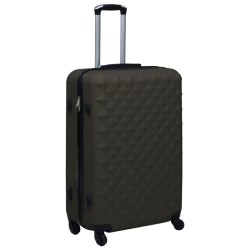 vidaXL Juego de maletas rígidas con ruedas 3 piezas ABS gris antracita