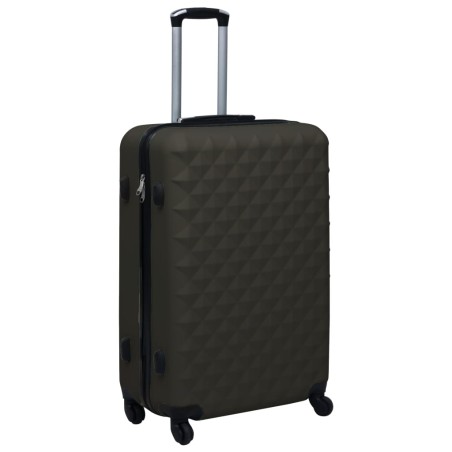 vidaXL Juego de maletas rígidas con ruedas 3 piezas ABS gris antracita
