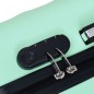 vidaXL Maleta rígida con ruedas ABS menta