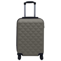 vidaXL Maleta trolley con ruedas rígida ABS gris antracita