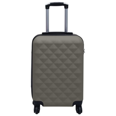 vidaXL Maleta trolley con ruedas rígida ABS gris antracita