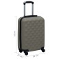 vidaXL Maleta trolley con ruedas rígida ABS gris antracita vidaXL Maleta trolley con ruedas rígida ABS gris antracita