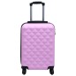 vidaXL Juego de maletas rígidas con ruedas 2 piezas ABS rosa vidaXL Juego de maletas rígidas con ruedas 2 piezas ABS rosa