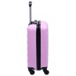 vidaXL Juego de maletas rígidas con ruedas 2 piezas ABS rosa vidaXL Juego de maletas rígidas con ruedas 2 piezas ABS rosa