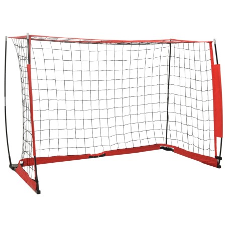 vidaXL Portería de fútbol acero 184x91x124,5 cm