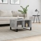 vidaXL Mesa de centro madera contrachapada gris hormigón 60x50x36,5 cm vidaXL Mesa de centro madera contrachapada gris hormigón 60x50x36,5 cm