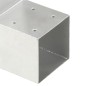 vidaXL Conectores de postes en L 4 uds metal galvanizado 71x71 mm vidaXL Conectores de postes en L 4 uds metal galvanizado 71x71 mm