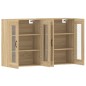 vidaXL Armarios de pared 2 uds madera de ingeniería roble Sonoma vidaXL Armarios de pared 2 uds madera de ingeniería roble Sonoma