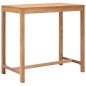 vidaXL Mesa alta de jardín madera maciza de teca 110x60x105 cm