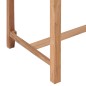 vidaXL Mesa alta de jardín madera maciza de teca 110x60x105 cm