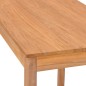 vidaXL Mesa alta de jardín madera maciza de teca 110x60x105 cm